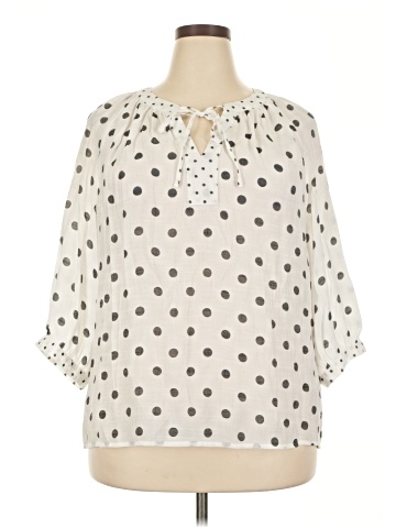 Hope & Harlow 3/4 Sleeve Blouse (view 1)