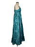 Unbranded Paisley Teal Cocktail Dress Size XXS (estimated) - photo 4