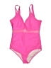 Unbranded Color Block Pink One Piece Swimsuit Size L - photo 1