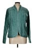 Chico's Stripes Solid Teal Jacket Size Lg (2) - photo 1