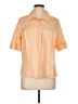 Harshman 100% Cotton Orange Short Sleeve Blouse Size L (estimated) - photo 1