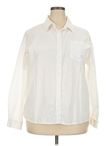 DAZY Long Sleeve Button-Down Shirt (view 1)
