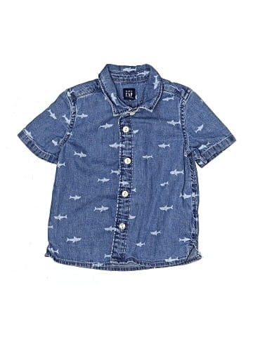 Baby Gap Short Sleeve Button-Down Shirt (view 1)