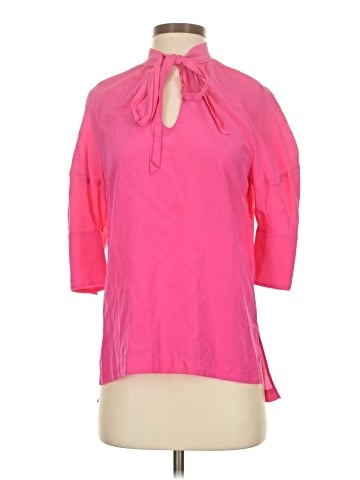 Diane von Furstenberg 3/4 Sleeve Silk Top (view 1)