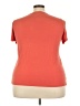 Opaque Orange Short Sleeve Top Size 2X - photo 2