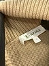 LILYSILK 100% Merino Wool Stripes Tan Wool Pullover Sweater Size S - photo 6