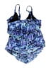 Trimshaper Paisley Blue One Piece Swimsuit Size 14 - photo 2
