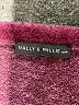 Nally & Millie Color Block Burgundy Pullover Sweater Size L - photo 7