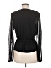 Express Outlet 100% Polyester Black Long Sleeve Blouse Size M - photo 2
