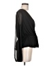 Express Outlet 100% Polyester Black Long Sleeve Blouse Size M - photo 4