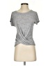 Express Gray Short Sleeve Top Size XS - photo 1