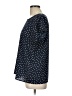Nautica 100% Polyester Polka Dots Blue Short Sleeve Blouse Size L - photo 5
