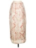 Cupcakes & Cashmere 100% Polyester Print Ivory Formal Skirt Size 2 - photo 2