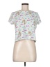 Unbranded Floral White Short Sleeve T-Shirt Size M - photo 1