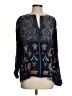 Johnny Was 100% Polyester Blue Long Sleeve Blouse Size S - photo 1