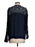Johnny Was 100% Polyester Blue Long Sleeve Blouse Size S - photo 2