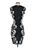 BCBGMAXAZRIA Graphic Black Cocktail Dress Size S - photo 2