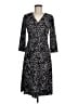 Sigrid Olsen 100% Polyester Paisley Black Casual Dress Size M - photo 1