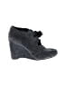 Born Crown 100% Leather Gray Blue Wedges Size 10 - photo 1