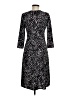 Sigrid Olsen 100% Polyester Paisley Black Casual Dress Size M - photo 2