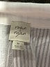 Roan + Ryan 100% Cotton Ivory Long Sleeve Button-Down Shirt Size M - photo 7