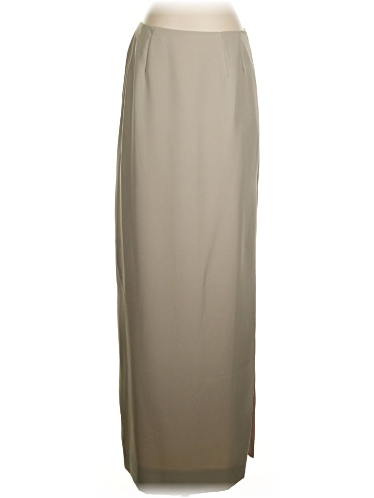 Pre-owned Assorted Brands Formal Skirt In Tan