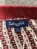 Splendid Color Block Burgundy Pullover Sweater Size L - photo 7