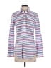 Vineyard Vines 100% Cotton Stripes Purple Long Sleeve Blouse Size 2 - photo 1