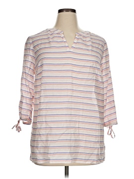 Talbots Outlet 3/4 Sleeve Button Down Shirt