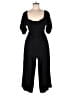 L Love 100% Rayon Solid Black Jumpsuit Size S - photo 1