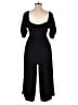 L Love 100% Rayon Solid Black Jumpsuit Size S - photo 2