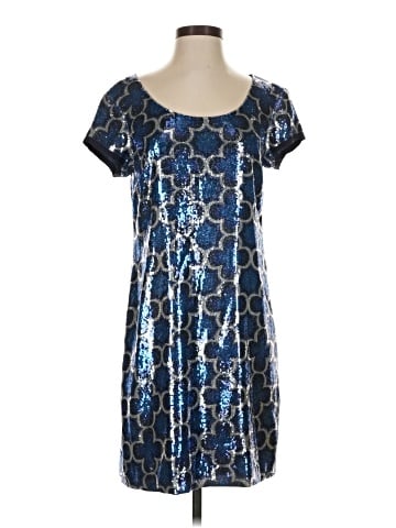 Pink Tartan Cocktail Dress (view 1)