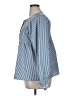 Unbranded Stripes Blue Long Sleeve Blouse Size XL - photo 5