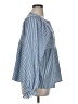 Unbranded Stripes Blue Long Sleeve Blouse Size XL - photo 4