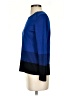 Investments Color Block Blue Pullover Sweater Size S - photo 5