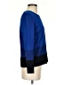 Investments Color Block Blue Pullover Sweater Size S - photo 4