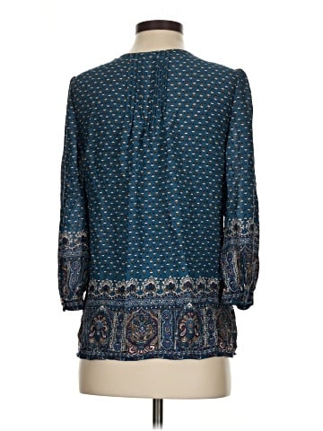 Joie 3/4 Sleeve Silk Top (view 2)