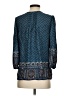 Joie 100% Silk Blue 3/4 Sleeve Silk Top Size XS - photo 2