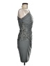 Calvin Klein Solid Gray Cocktail Dress Size 6 - photo 4