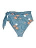 Unbranded Floral Teal Swimsuit Bottoms Size M - photo 2