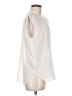 Ann Taylor LOFT 100% Polyester White Sleeveless Blouse Size M - photo 4