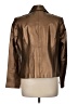 Bernardo Fashions 100% Leather Metallic Brown Leather Jacket Size M (estimated) - photo 2