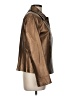 Bernardo Fashions 100% Leather Metallic Brown Leather Jacket Size M (estimated) - photo 4