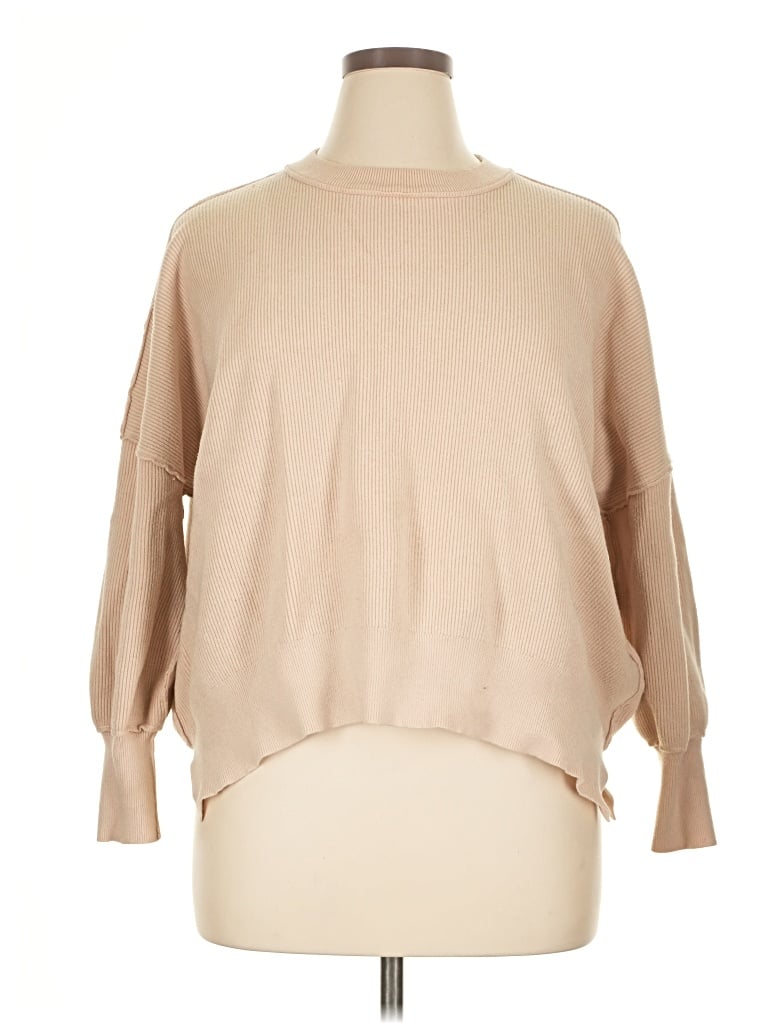 Pre-owned Unbranded Pullover Sweater In Tan