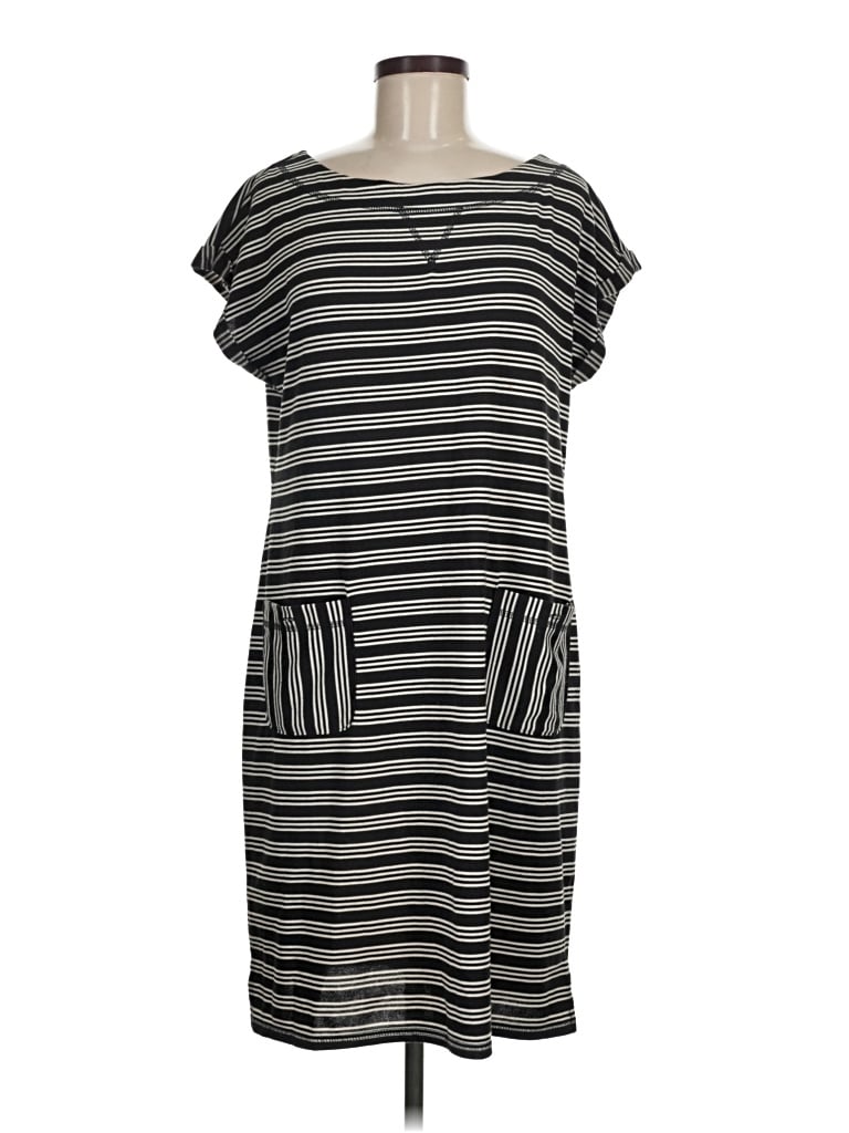 Pre-owned T By Talbots Casual Dress In Gray