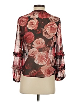 White House Black Market 3/4 Sleeve Blouse (view 2)