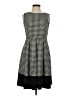 Calvin Klein Houndstooth Black Cocktail Dress Size 4 - photo 1