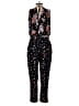 Ann Taylor LOFT Stars Black Jumpsuit Size XS - photo 2