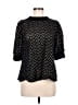 Assorted Brands Chevron-herringbone Black 3/4 Sleeve Blouse Size M - photo 1