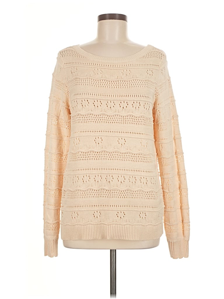 Pre-owned Vero Moda Pullover Sweater In Ivory